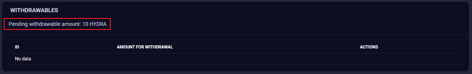 Pending Withdrawal with 7 day cooldown